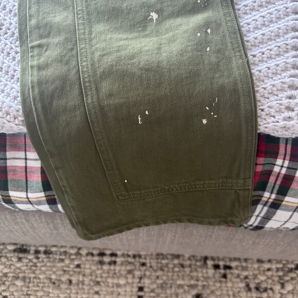 Veronica Beard Dylan Pain Splatter Green Jeans ( Size 29) - Picture 5 of 9